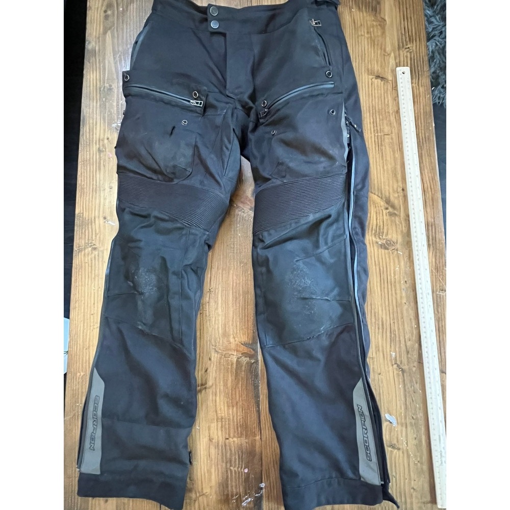 Scorpion EXO Waterproof Motorcycle Pants Mens Medium Black Textile Riding Gear